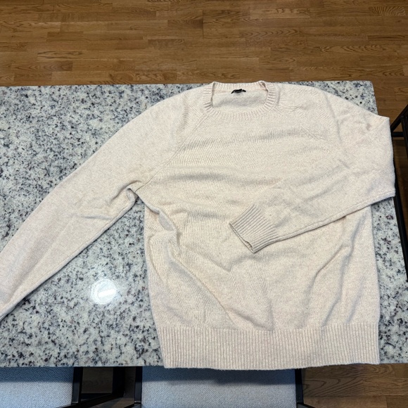 J.Crew Ivory / Cream Crewneck Knit Sweater | Classic Wardrobe Staple - Picture 1 of 1